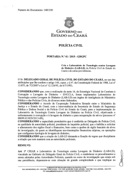 Portaria 41-2015 - Polícia Civil