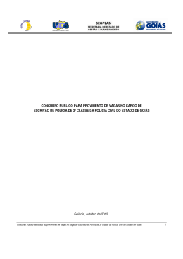 Edital - Sistema de Gerenciamento de Conte&uacute;do