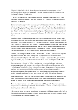 A Polícia Civil do Rio Grande do Norte não