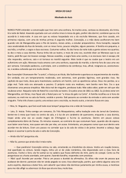 MISSA DO GALO Machado de Assis NUNCA PUDE entender a