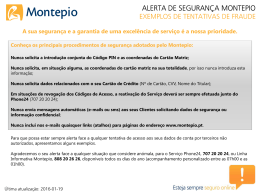 Exemplos de Tentativas Fraudulentas