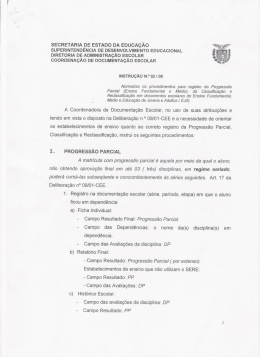 Instru&ccedil;&atilde;o n&ordm; 02/2008 - Secretaria de Estado da Educa&ccedil;&atilde;o do Paran&aacute;