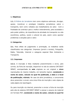 - Pr&ecirc;mio CNT de Jornalismo