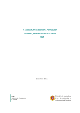 A AGRICULTURA NA ECONOMIA PORTUGUESA