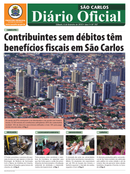 Di&aacute;rio Oficial - S&atilde;o Carlos