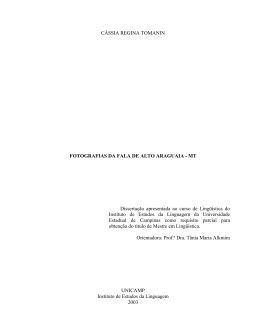 fotografias da fala de alto araguaia