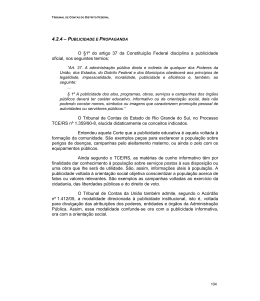 Publicidade e Propaganda - Tribunal de Contas do Distrito Federal