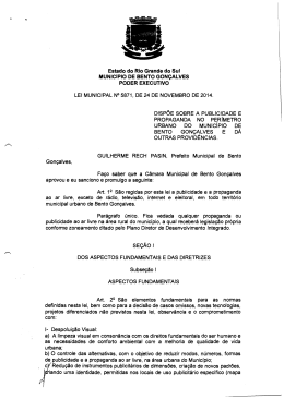 Lei 5871/2014 - Munic&iacute;pio de Bento Gon&ccedil;alves