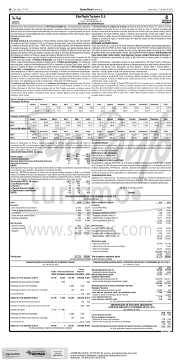 Demonstra&ccedil;&atilde;o Financeira Anual 31/12/2014