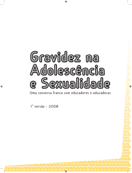 Gravidez na Adolescência e Sexualidade - e-clam