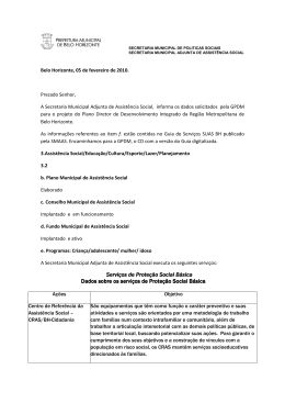 Servi&ccedil;os de Prote&ccedil;&atilde;o Social B&aacute;sica Servi&ccedil;os de Prote&ccedil;&atilde;o Social
