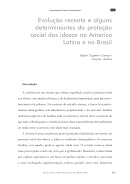 Evolu&ccedil;&atilde;o recente e alguns determinantes da prote&ccedil;&atilde;o social