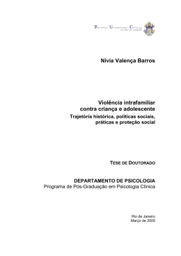 violência intrafamiliar contra criança e adolescente