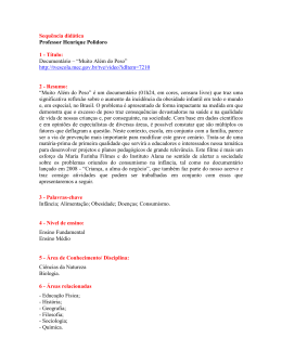 An&aacute;lise/ Estrutura da Ficha (cada t&oacute;pico, abaixo, dever&aacute; ser