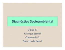 Diagnóstico Diagnóstico Socioambiental Socioambiental
