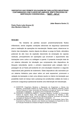 dispositivo que permite soldagem em tubula&ccedil;&otilde;es