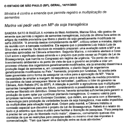 Ministra é contra a emenda que permite registro e