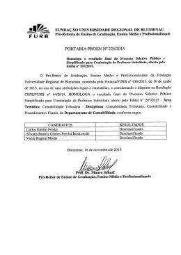 Portaria PROEN N&ordm; 225/2015