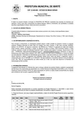 PP 041/2010 - Prefeitura de Ibirit&eacute;