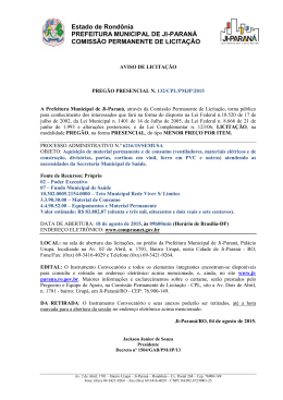 PREFEITURA MUNICIPAL DE JI