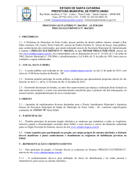 Pregão Eletrônico 004