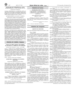 Di&aacute;rio Oficial da Uni&atilde;o