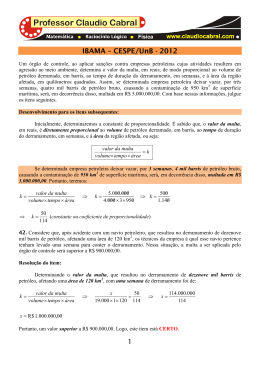 1 IBAMA &ndash; CESPE/UnB - 2012