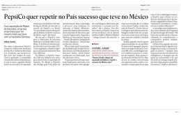 PepsiCo quer repetir no País sucesso que teve no Mexico
