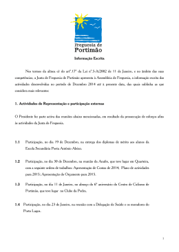 Abril 2015 - Junta de Freguesia de Portim&atilde;o
