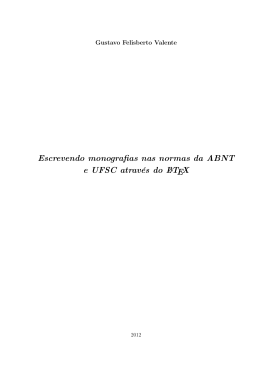 Apostila LaTeX - Universidade Federal de Santa Catarina