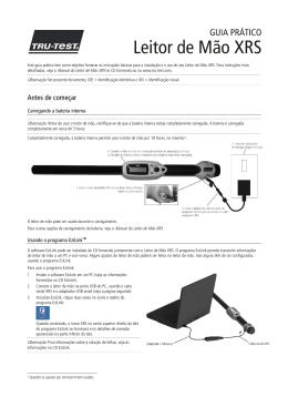 Antes de come&ccedil;ar - Tru-Test