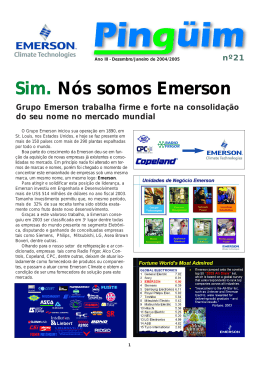 Sim. N&oacute;s somos Emerson