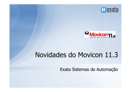 Novidades do Movicon 11.3 - Exata Sistemas de Automação