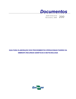 Documentos - A Embrapa