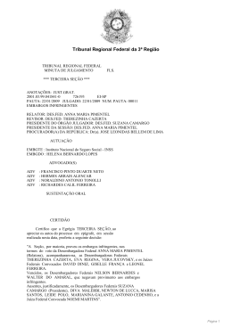 Tribunal Regional Federal da 3&ordf; Regi&atilde;o