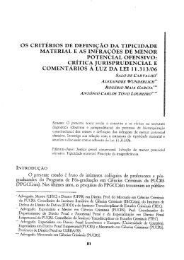 cRíTIcA JURISPRUDENCIAL E coMENTÁRIos À LUZ DA LEI