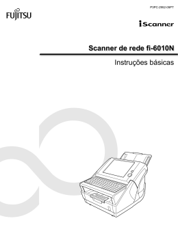 Scanner de rede fi-6010N Instruções básicas