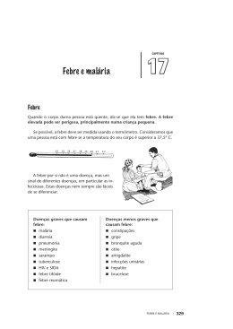 17 Febre e mal&aacute;ria