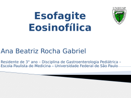 Esofagite Eosinofílica