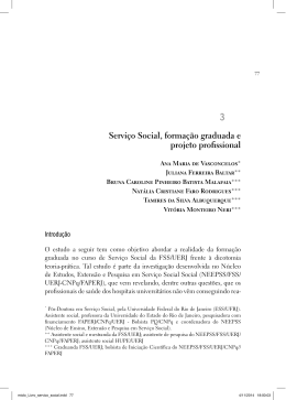 3 Servi&ccedil;o Social, forma&ccedil;&atilde;o graduada e projeto profissional (77)