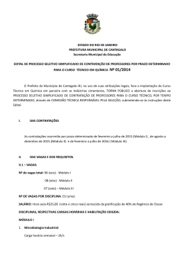 Nº 01/2014 - Prefeitura Municipal de Cantagalo