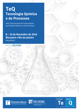 Folder do evento em PDF - Associação Brasileira de Engenharia