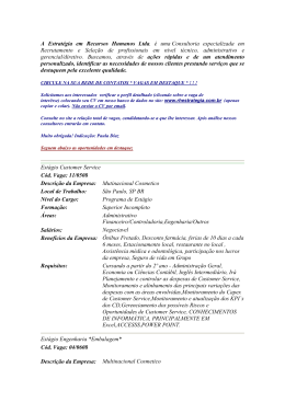 A Estrat&eacute;gia em Recursos Humanos Ltda. &eacute; uma