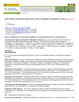 Legislação Para verificar a atualização desta norma, como