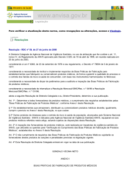 Legisla&ccedil;&atilde;o Para verificar a atualiza&ccedil;&atilde;o desta norma, como