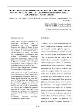 levantamento de dados para verificar a necessidade de