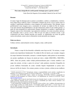 Destaque para a garota carioca: corpo, cultura e imagens do tur