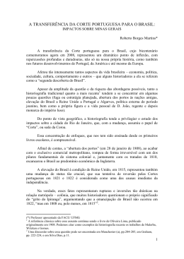 impactos sobre minas gerais