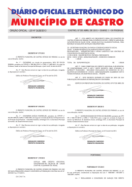 arquivo pdf - Prefeitura Municipal de Castro
