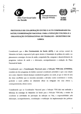 Alto Comissariado da Saúde /Coordenação VIH/sida [PDF 236KB]